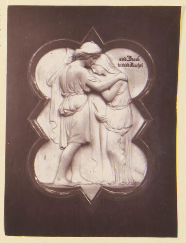 A bas-relief of Jacob and Rachel: Albert Memorial Chapel, Windsor