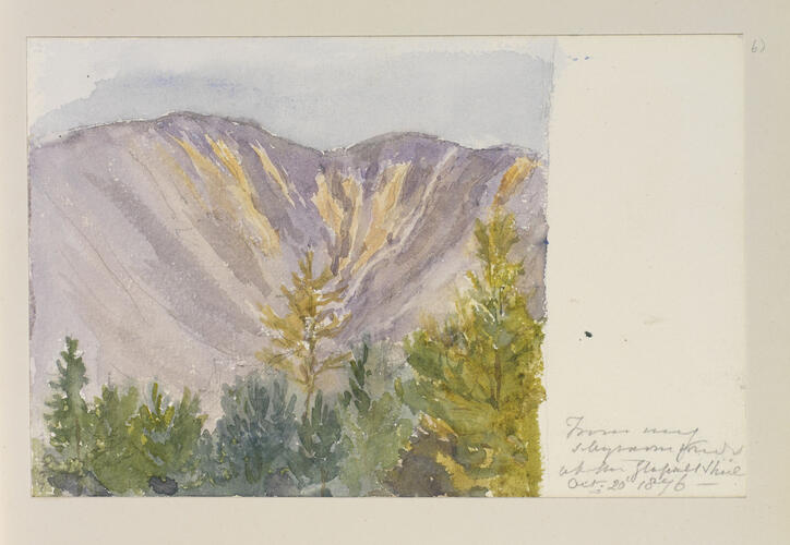 Master: SKETCHES BY QUEEN VICTORIA II
Item: From my [sitting] room wind[o]w at the Glassalt Shiel