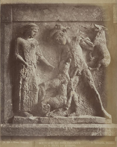 Museo Palermo : metope di Selimunte