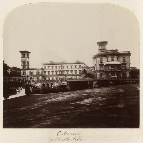View of Osborne House, North side View of Osborne House, North side
