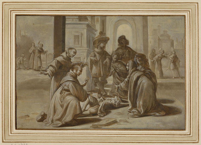 St Francis with a dead child