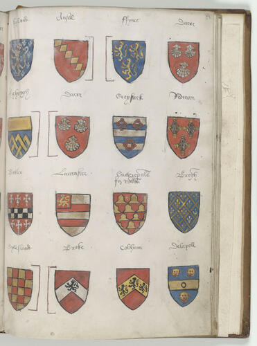 Dethick (Sir Gilbert) register of the Order of the Garter