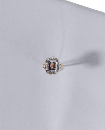 Ring with a miniature of George III Ring with a miniature of George III