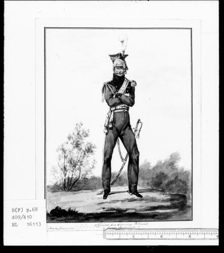 French Army. Officer, 2nd Lancers, Imperial Guard