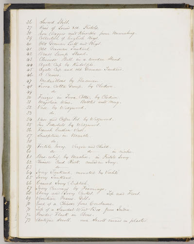 'Specimens from Marlborough House 1854'