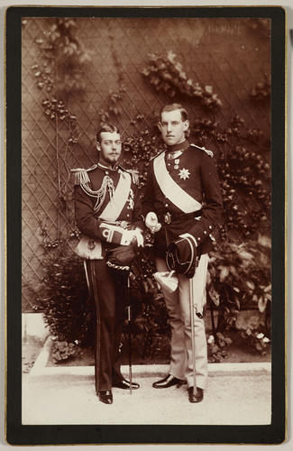 Prince George of Wales (1865-1936) and Crown Prince Constantine of Greece (1868-1923) Prince George of Wales (1865-1936) and Crown Prince Constantine of Greece (1868-1923)