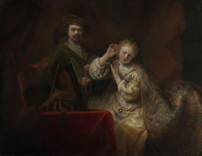 Rembrandt and his Wife Saskia