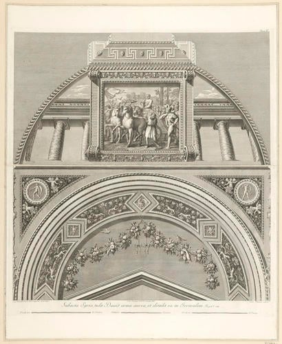 Master: Logge di Rafaele nel Vaticano
Item: An elevation of a quarter of the vault of the eleventh bay of the Raphael Loggia