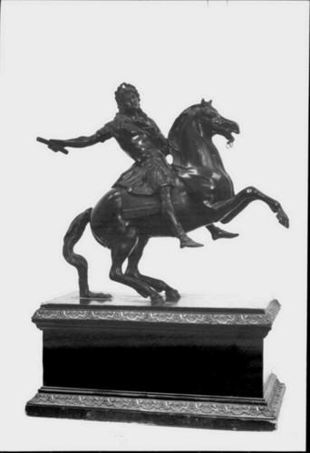 Equestrian statuette of Louis XIV