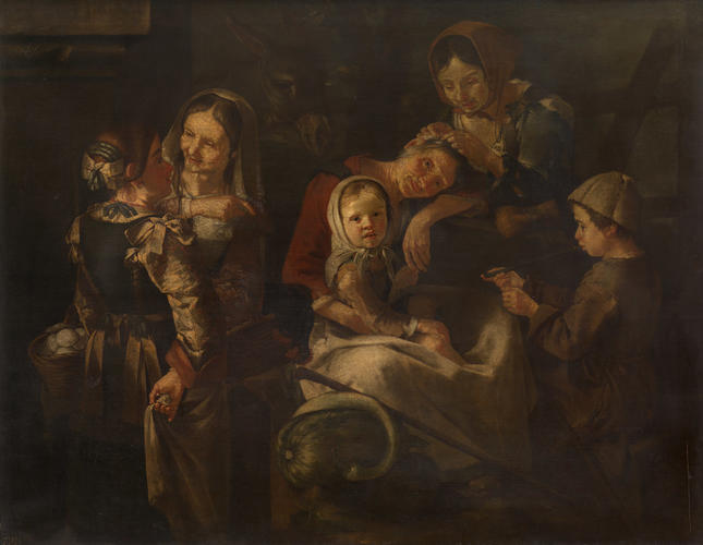 Peasant Women and Children