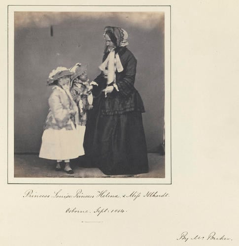 Princess Louise, Princess Helena and Miss Illhardt Princess Louise, Princess Helena and Miss Illhardt