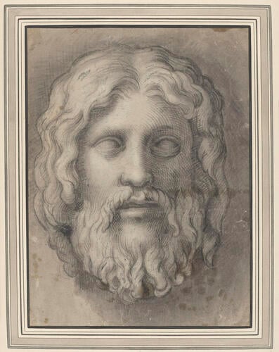 A classical mask, perhaps of Jupiter A classical mask, perhaps of Jupiter