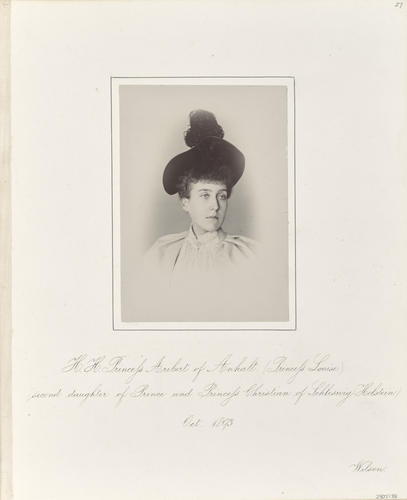Marie Louise, Princess Aribert of Anhalt, 1893 [in Portraits of Royal Children Vol. 41 1893-1894]