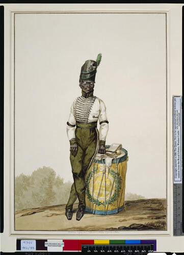 British Army. Drummer, Rifle Brigade, 1816