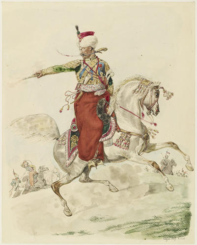 French Army. Officer of the Mamelukes, Imperial Guard