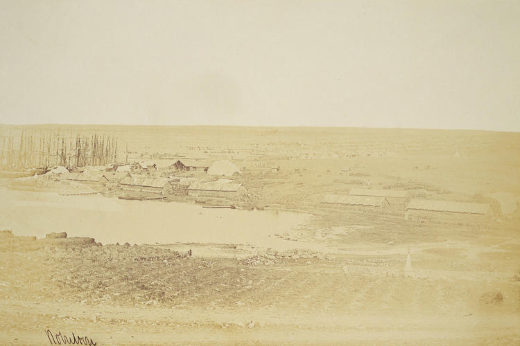 Kamiech showing the burial ground. [Crimean War photographs by Robertson]
