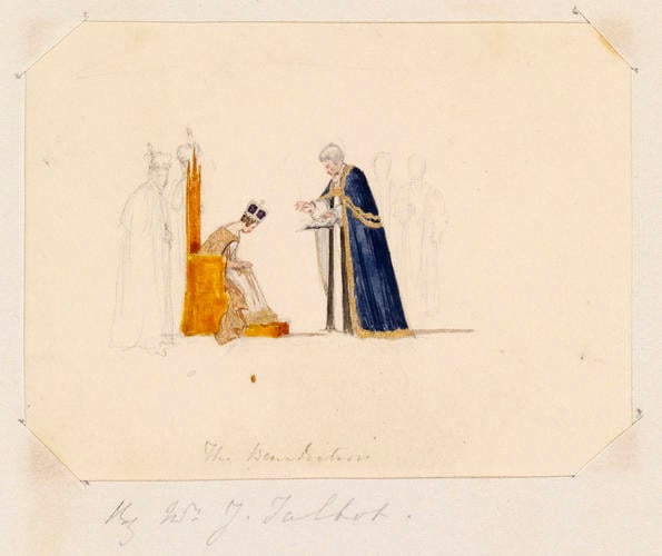 Master: THE QUEEN. RECOLLECTIONS OF THE CORONATION
Item: The Benediction at Queen Victoria's coronation