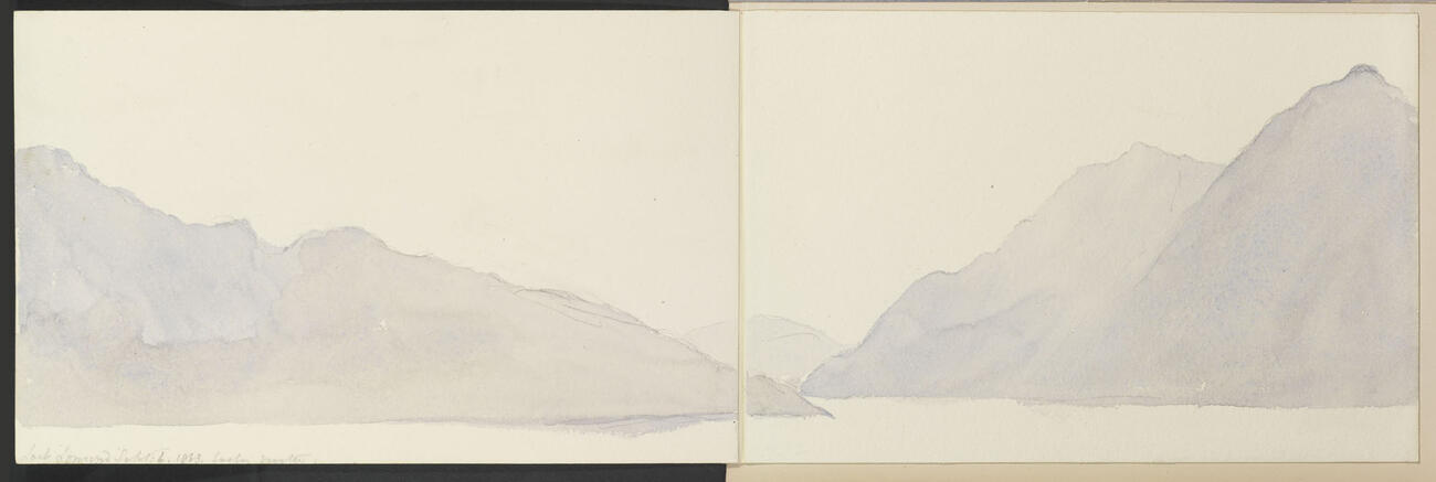 Master: SKETCHES BY QUEEN VICTORIA I
Item: Loch Lormond looking Nort
