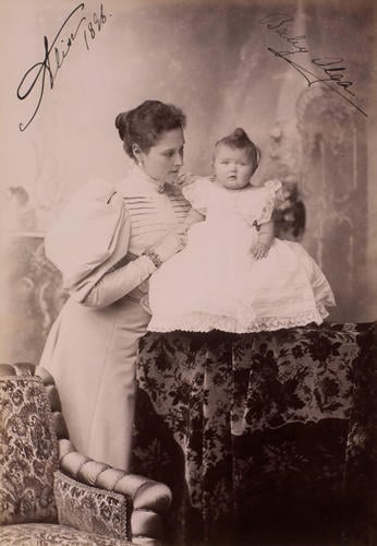 Alexandra Feodorovna, Empress of Russia and Grand Duchess Olga Nikolaevna