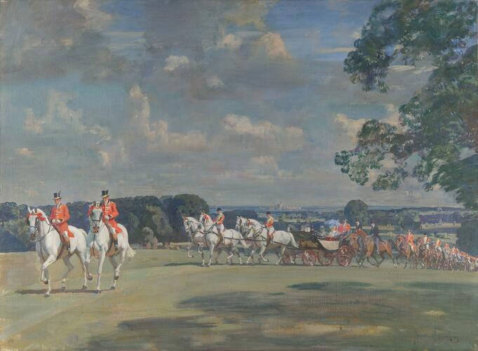 The State Procession to Ascot, 1925