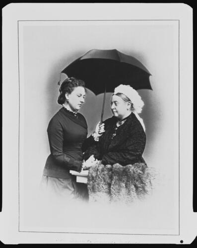 Queen Victoria and Princess Beatrice, 1879 [in Portraits of Royal Children Vol. 24 1879]