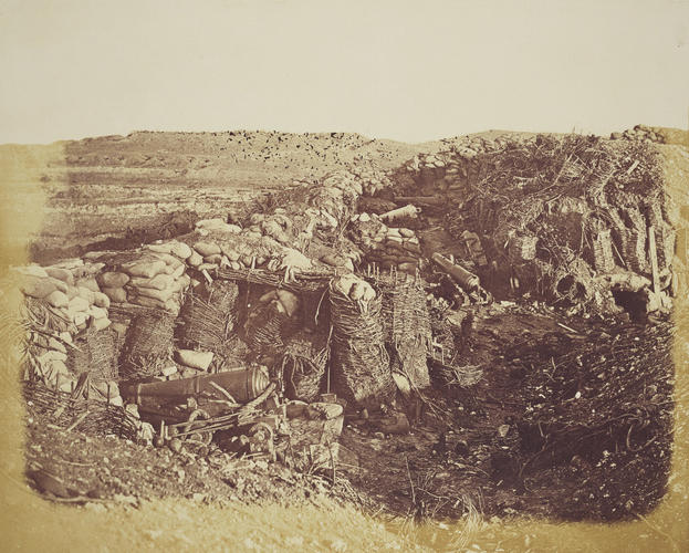 Interior of the Malakoff. [Crimean War photographs by Robertson]