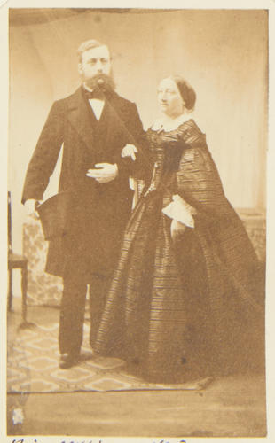 Prince William of Baden (1829-97) and his sister Alexandrine, Duchess of Saxe-Coburg and Gotha (1820-1904)