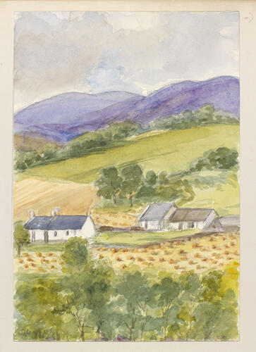 Master: SKETCHES BY QUEEN VICTORIA II
Item: Cottages near Balmoral