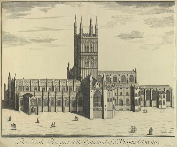 The South Prospect of the Cathedral of St. Peter's, Glocester The South Prospect of the Cathedral of St. Peter's, Glocester