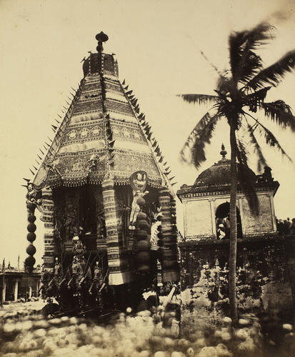 Jaggernaut Car at Madras : Prince of Wales Tour of India 1875-6 Jaggernaut Car at Madras : Prince of Wales Tour of India 1875-6