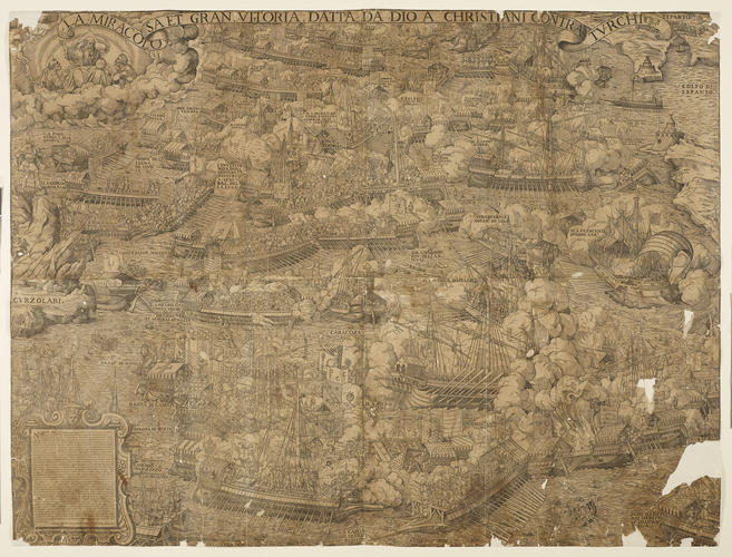 Battle of Lepanto, 1572 (Nafpaktos, West Greece, Greece) 38°23ʹ30ʺN 21°49ʹ39ʺE Battle of Lepanto, 1572 (Nafpaktos, West Greece, Greece) 38°23ʹ30ʺN 21°49ʹ39ʺE