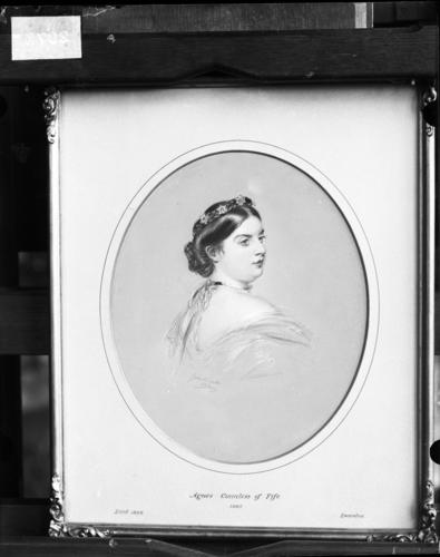 Glass plate negative of a picture Glass plate negative of a picture