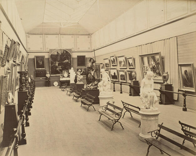 The Cruise of HMS Bacchante 1879-82: Art Gallery, Botanical Gardens, Sydney The Cruise of HMS Bacchante 1879-82: Art Gallery, Botanical Gardens, Sydney