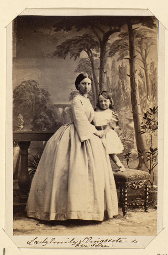 Lady Emily Kingscote and her son Nigel Richard Fitzhardinge Kingscote Lady Emily Kingscote and her son Nigel Richard Fitzhardinge Kingscote