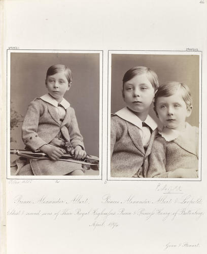 Prince Alexander of Battenberg, 1894 [in Portraits of Royal Children Vol. 41 1893-1894]