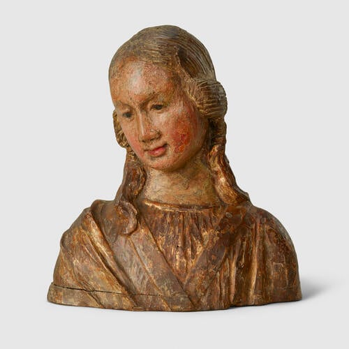 Master: Polychrome female bust