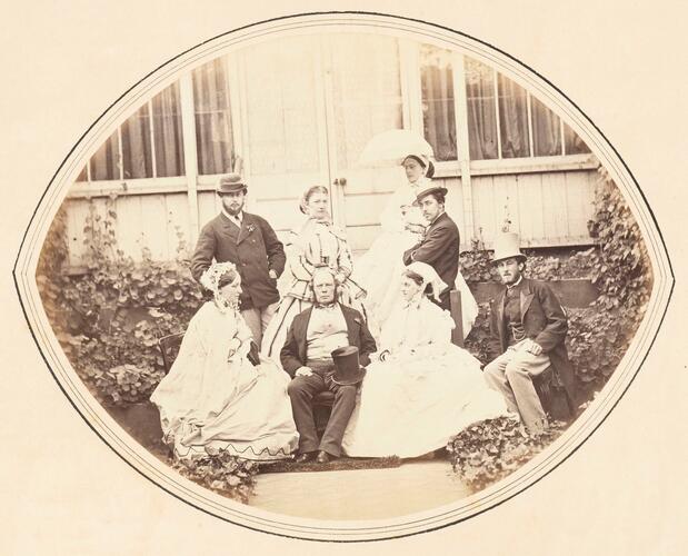 Group portrait with King Edward VII when Prince Albert Edward of Wales