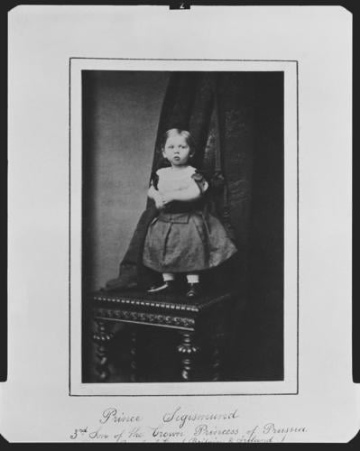 Prince Sigismund of Prussia, January 1866 [in Portraits of Royal Children Vol. 10 1866-67]