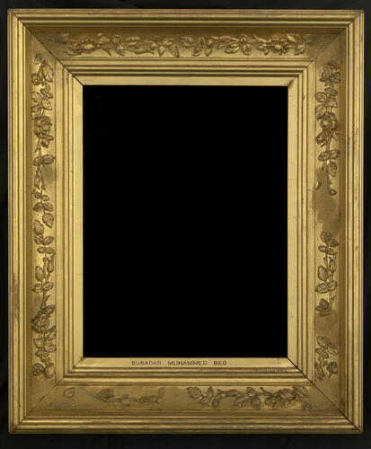 Frame for RCIN 403821, Swoboda, Muhammad Bey, Subadar, Bahadur, 1st Madras Lancers Frame for RCIN 403821, Swoboda, Muhammad Bey, Subadar, Bahadur, 1st Madras Lancers
