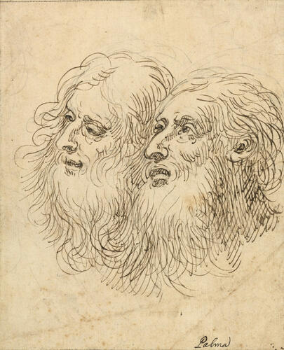 The heads of two men The heads of two men