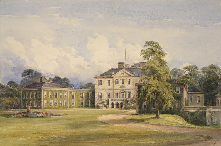 Haddo House, view from the terrace