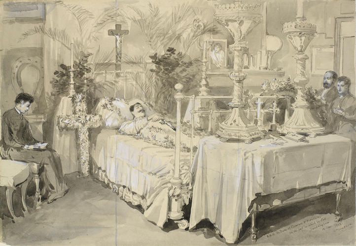 The Duke of Clarence on his deathbed