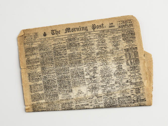 The Morning Post : Tuesday October 9 1922 The Morning Post : Tuesday October 9 1922