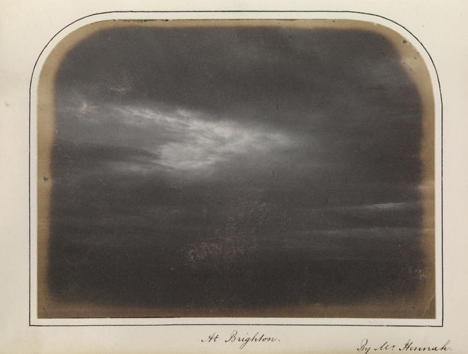 'At Brighton'; Cloud study 'At Brighton'; Cloud study