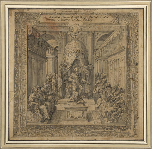 Titus Quinctius Flaminus restoring freedom to the Greeks Titus Quinctius Flaminus restoring freedom to the Greeks