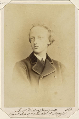 Lord Walter Campbell, third son of the Duke of Argyll. [Photographs, English Portraits. Volume 70. ]
