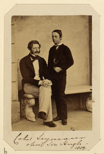 Francis Hugh Seymour, later 5th Marquess of Hertford (1812-84) and his son