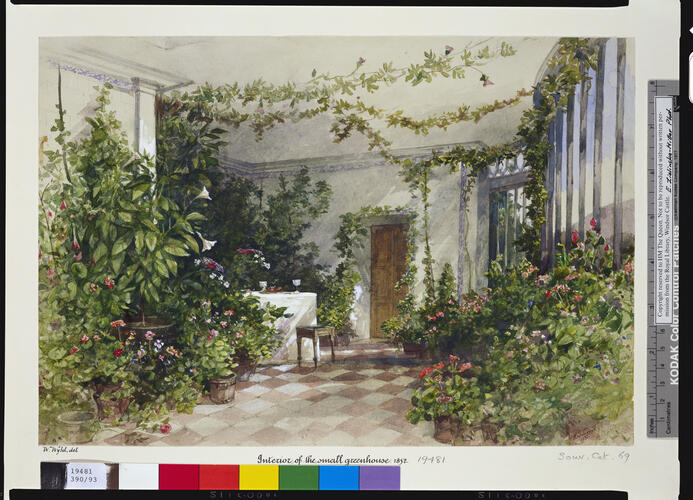 Balmoral: Interior of the conservatory