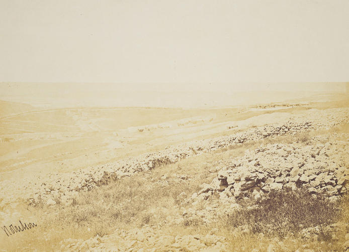 The Trenches before the Redan. [Crimean War photographs by Robertson]