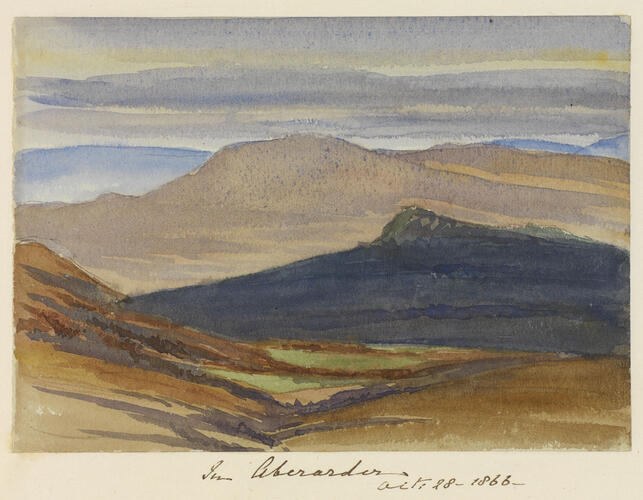 Master: SKETCHES FROM NATURE V. R. 1863 TO 1867
Item: In Aberarder